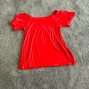Coral J Jill Flutter Sleeve Top